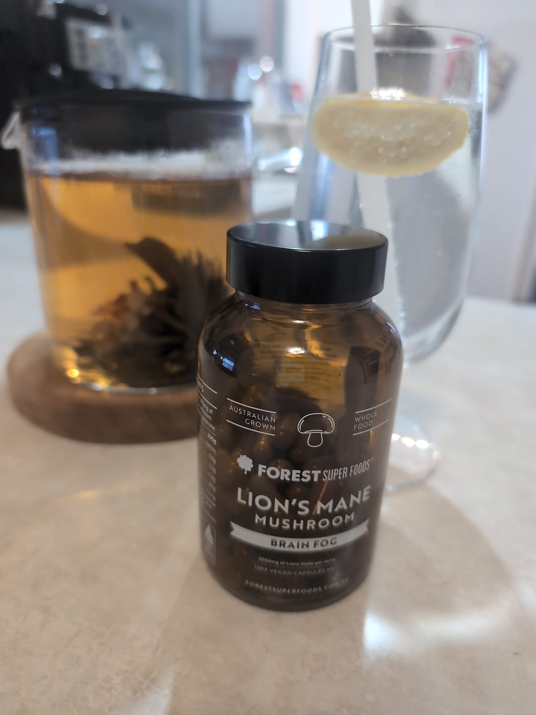 Customer photo review of Lions Mane Whole Mushroom Capsules