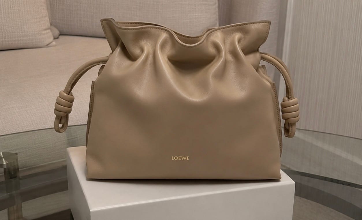 Customer photo review of LOEWE Flamenco bag