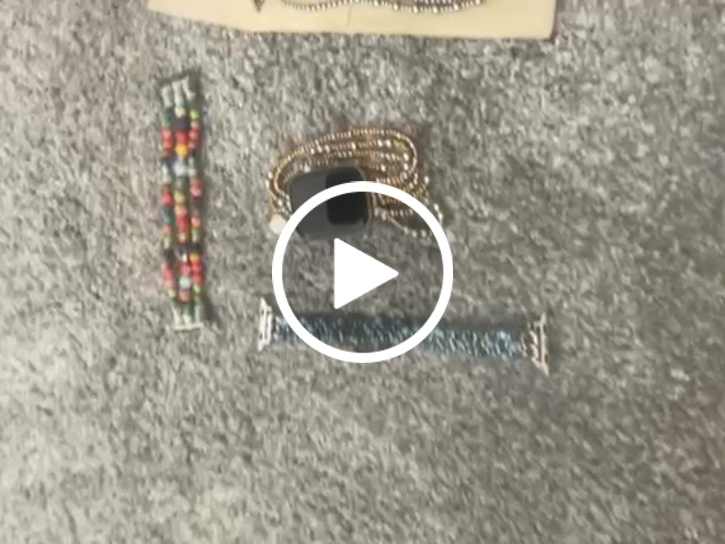 Customer video review of Vibrant Chakra Stretch Apple Watch Strap