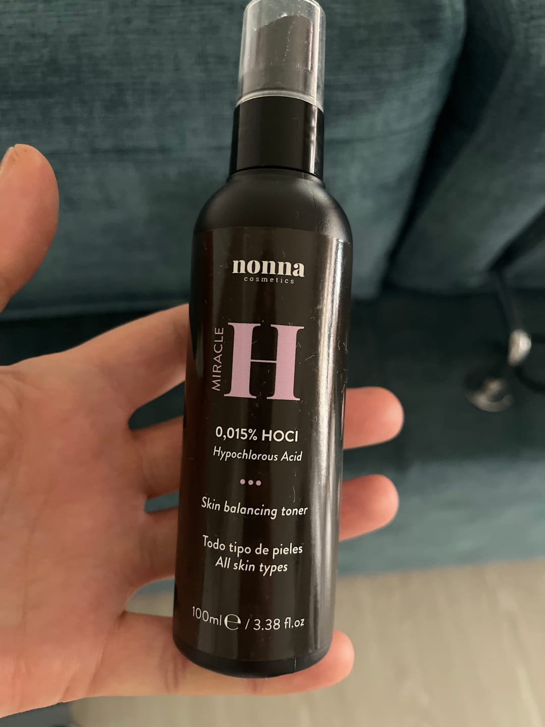 Customer photo review of MIRACLE H -  ÁCIDO HIPOCLOROSO - TÓNICO ANTIBACTERIANO Y ANTIINFLAMATORIO