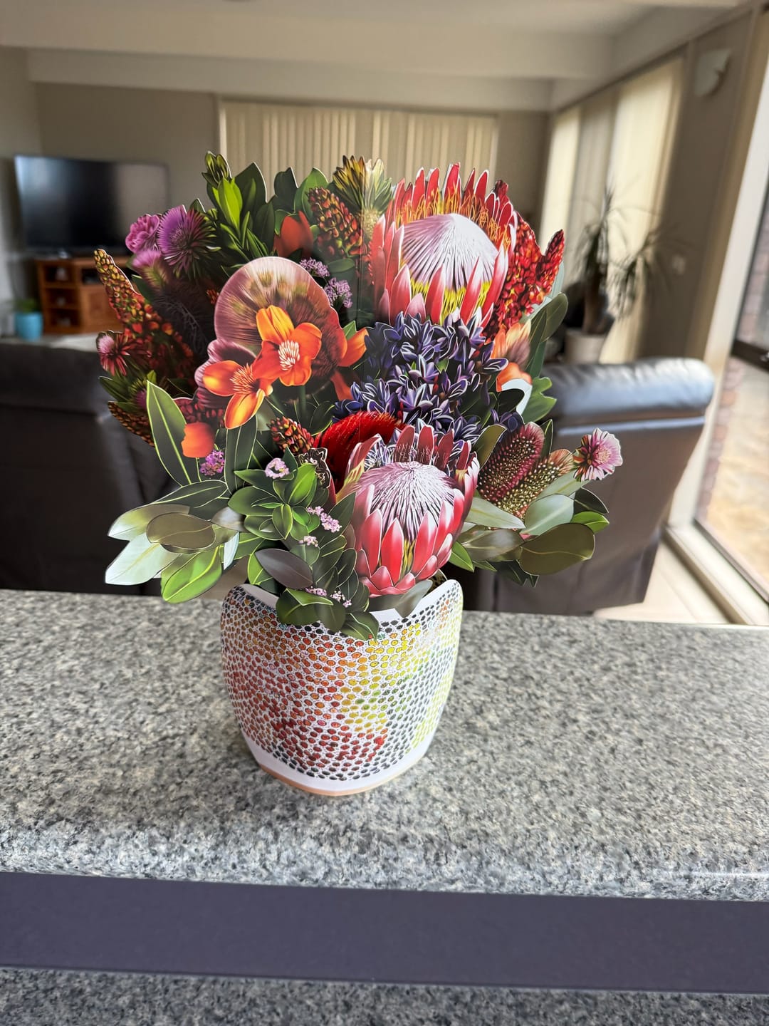 Customer photo review of Illawarra Essence Pop-Up Bouquet