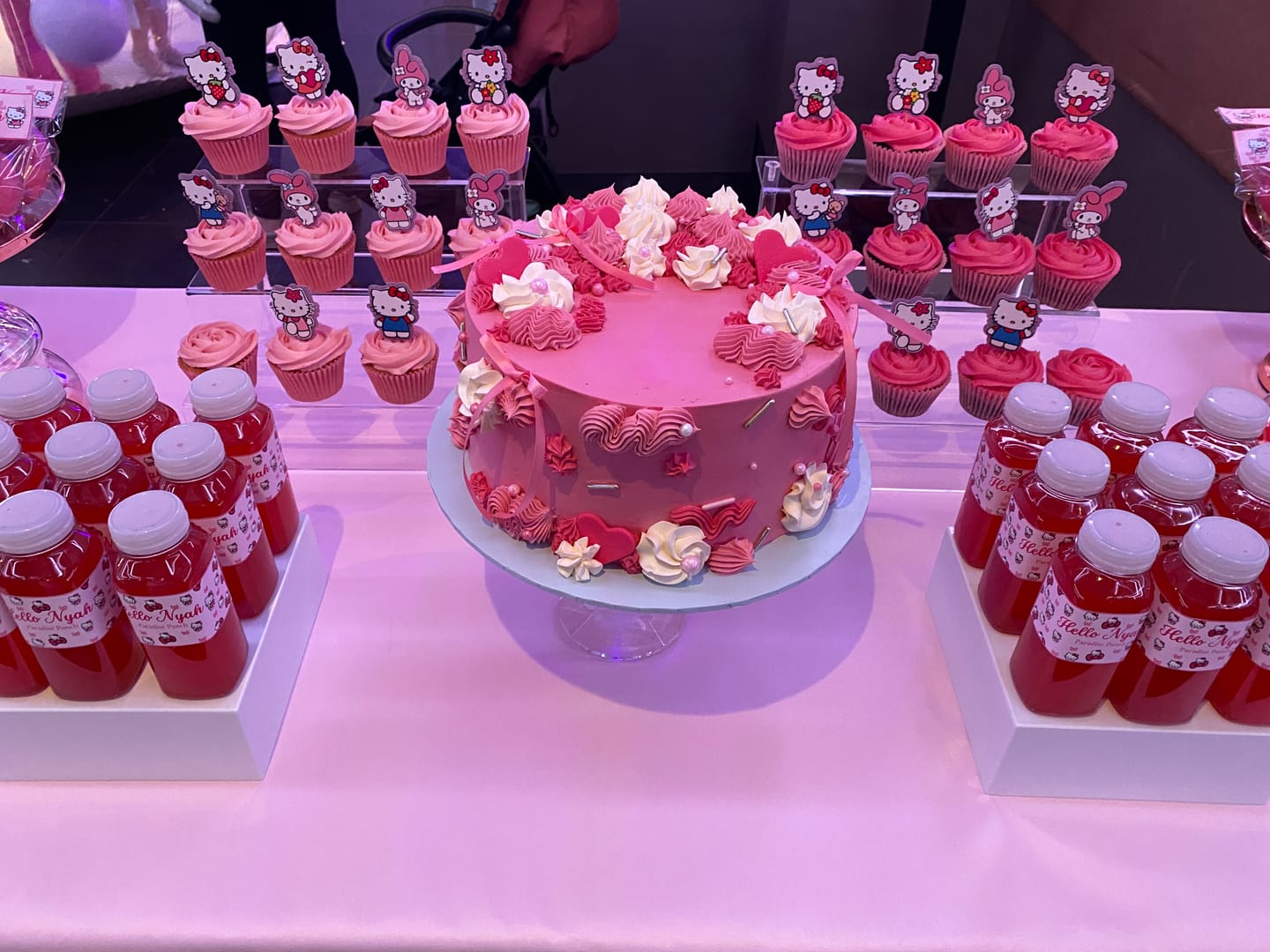 Customer photo review of Pretty In Pink Cake