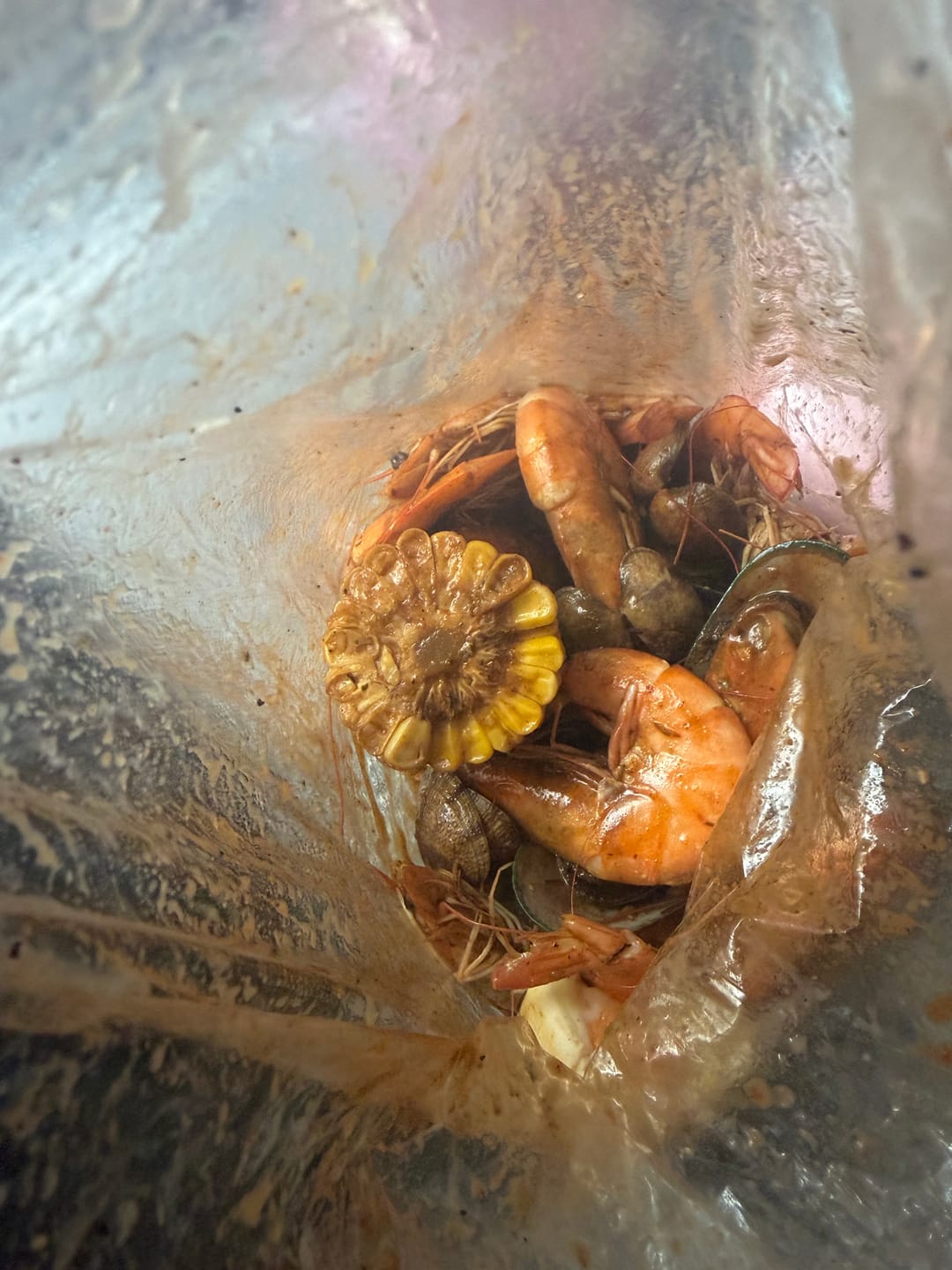 Customer photo review of Cajun Seafood Boil Bomb
