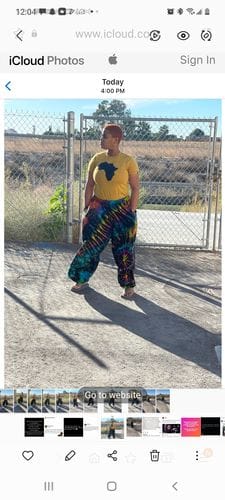 Customer photo review of "Rangi" Tye Die Oversized Pants