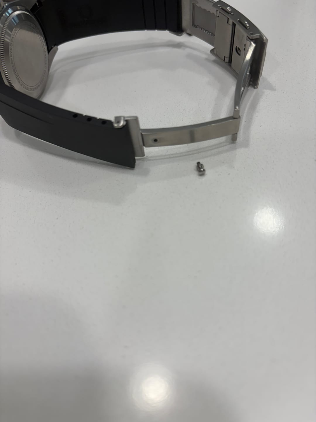 Customer photo review of Pro Rubber Strap For Tudor Black Bay 41 METAS - Black