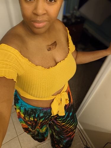 Customer photo review of "Rangi" Tye Die Oversized Pants