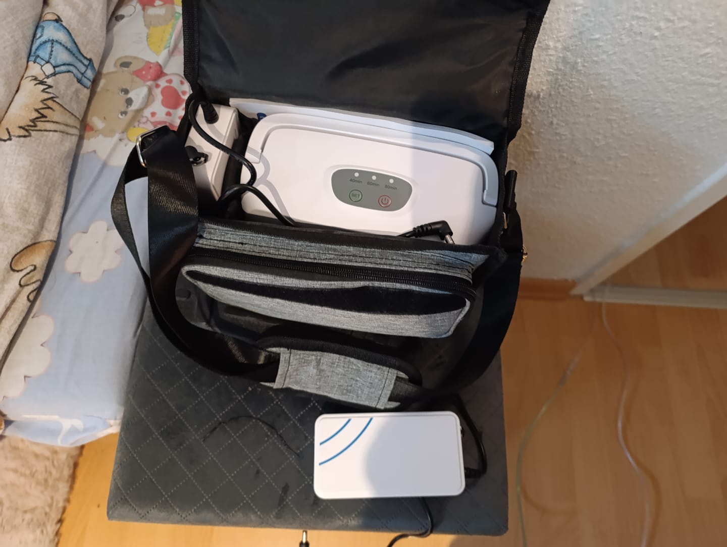 Customer photo review of VARON VL-1 Tragbarer Sauerstoffkonzentrator mit Festfrequenz | Akkubetrieb, CE-geprüft