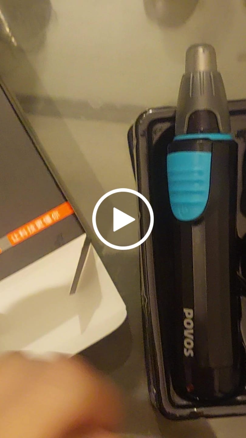 Customer video review of Povos Nose & Ear Hair Trimmer