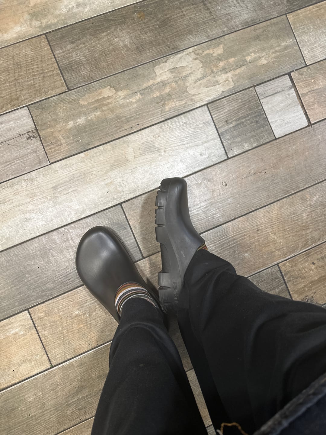 Customer photo review of Super Birki 2.0 Polyurethane Clog - Black