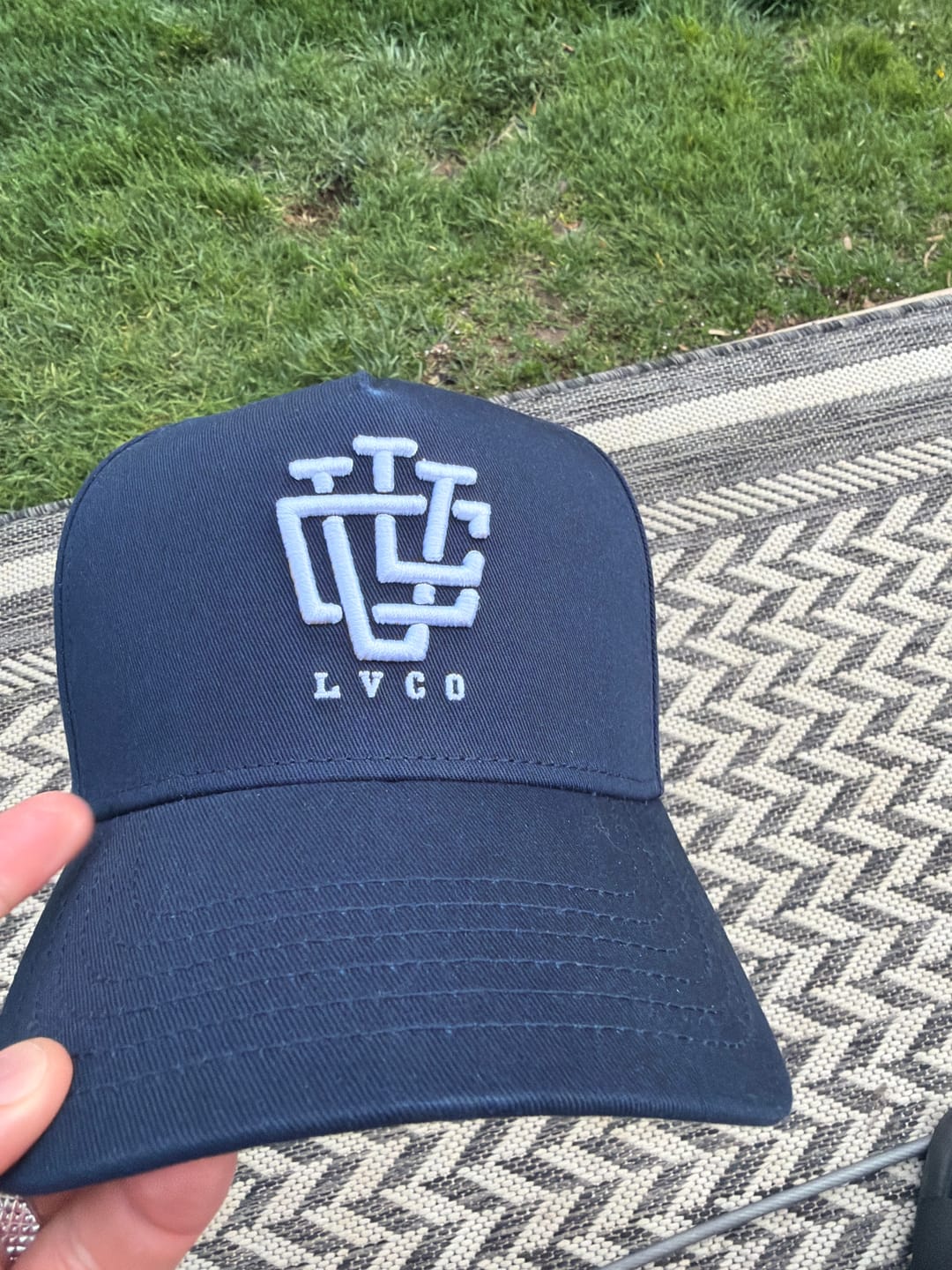 Customer photo review of CLASSIC FIT "Royal Blue" A-Frame Snapback