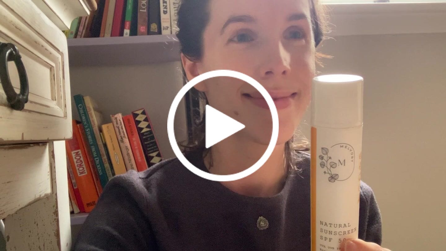 Customer video review of Natural Sunscreen SPF 50