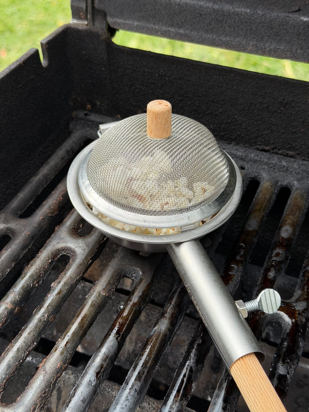Customer photo review of Lagerfeuer Popcorn-Maschine