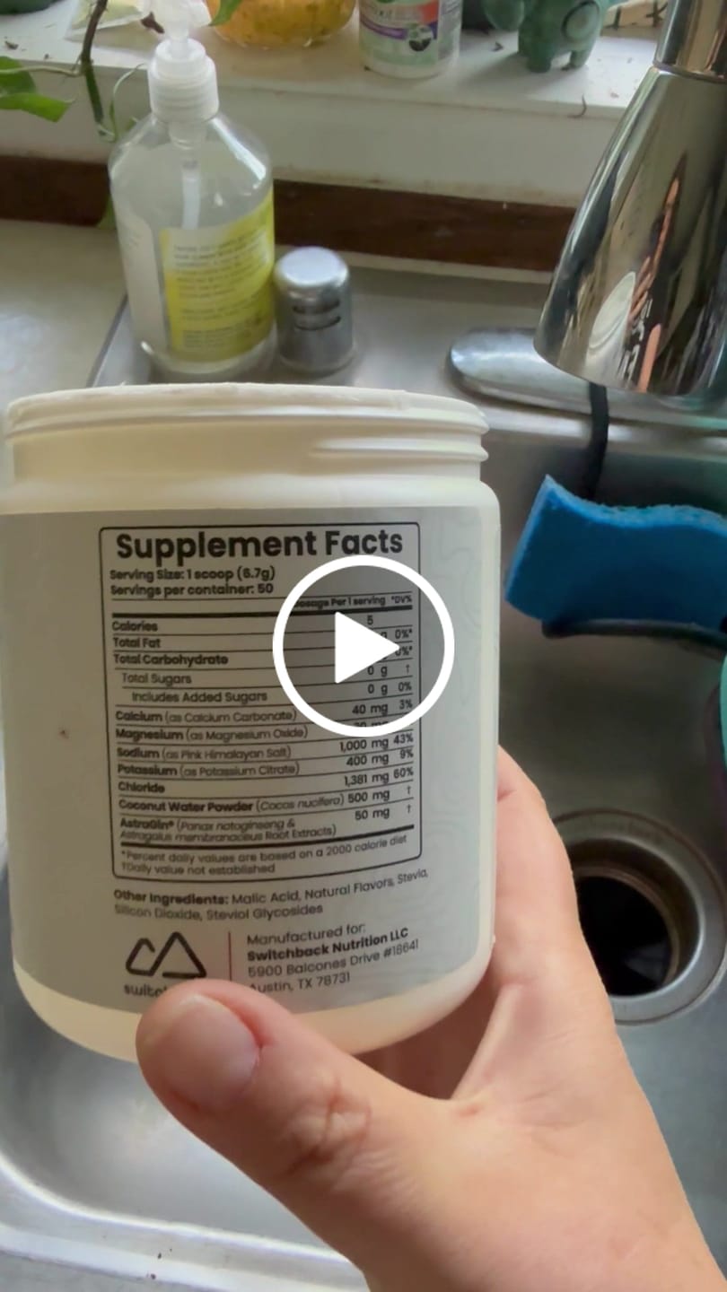 Customer video review of Electrolytes