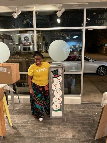 Customer photo review of "Anikulapo" Yellow Tribe Tee