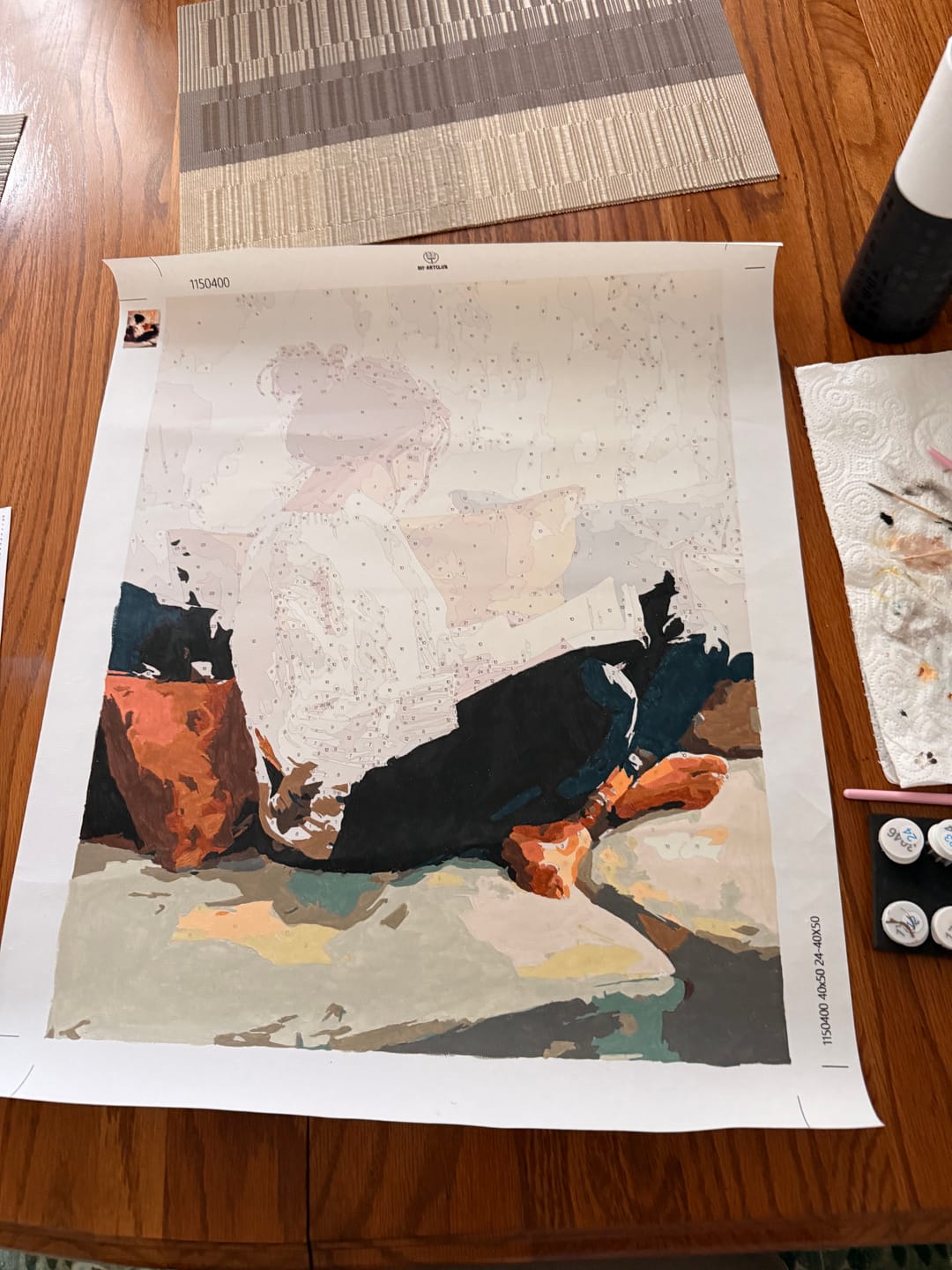Customer photo review of Sunday time | Paint by Number