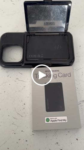 Customer video review of SPOTMINDERS. Tracking Card