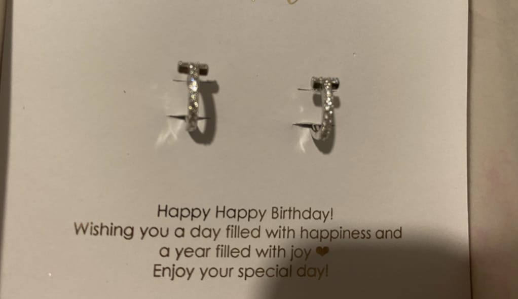 Customer photo review of Personalised Message Card