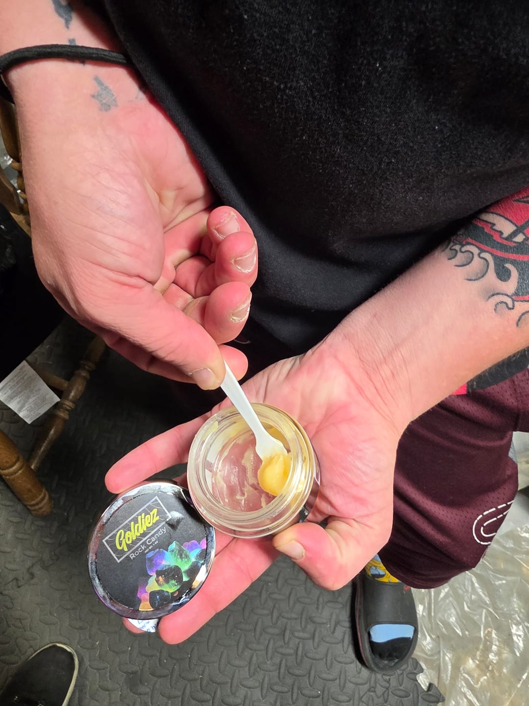Customer photo review of Goldiez Badder Live Resin - 28 Grams