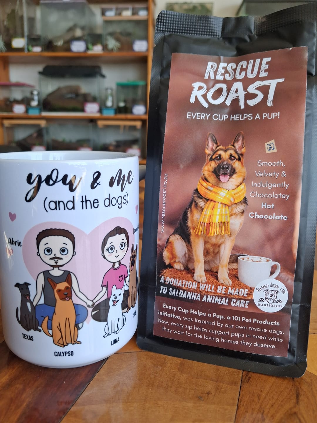 Customer photo review of Hot Chocolate - Saldanha Animal Care