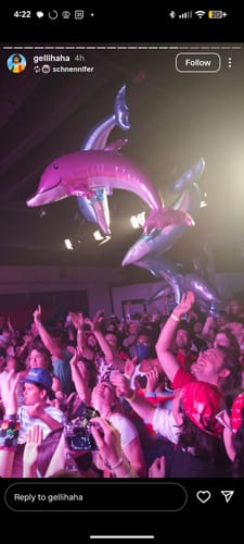 Customer photo from a concert, submitted for the Ripple Bandana review.