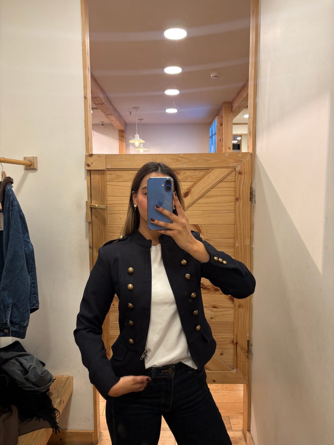 Customer photo review of Chaqueta Napoleónica Navy