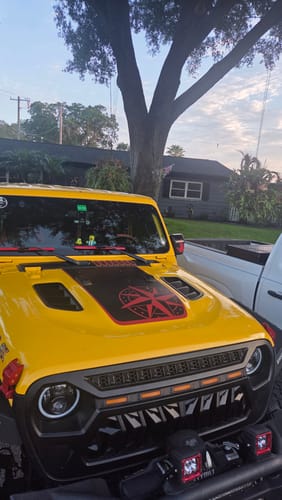 Customer photo review of Rubicon Hood Graphic - Compass