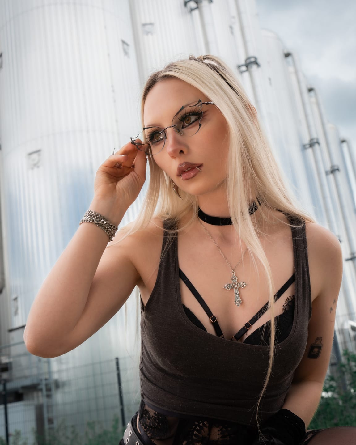 Customer photo review of Flare Eyeglasses