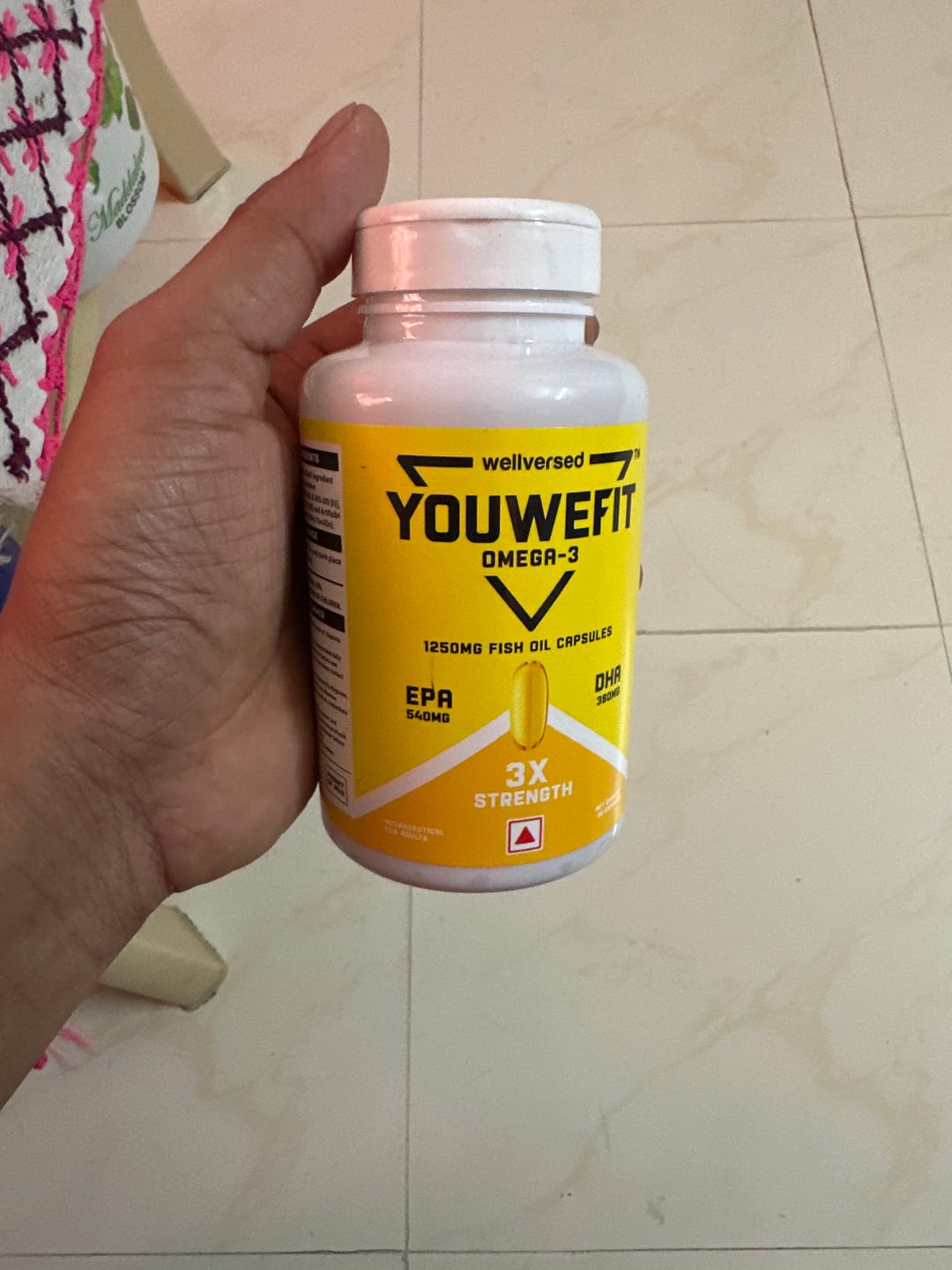 Customer photo review of YouWeFit Omega-3 Fish Oil (90 Capsules), 1250mg