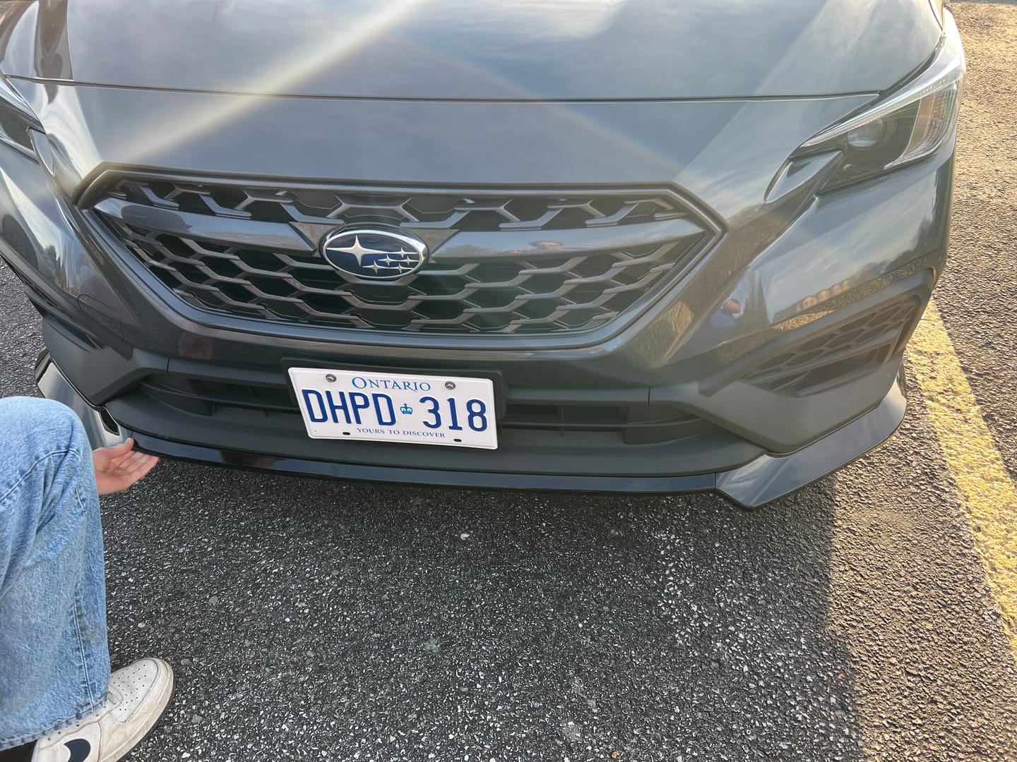 Customer photo review of 2022–2025 Subaru WRX (VB) Front Lip Splitter