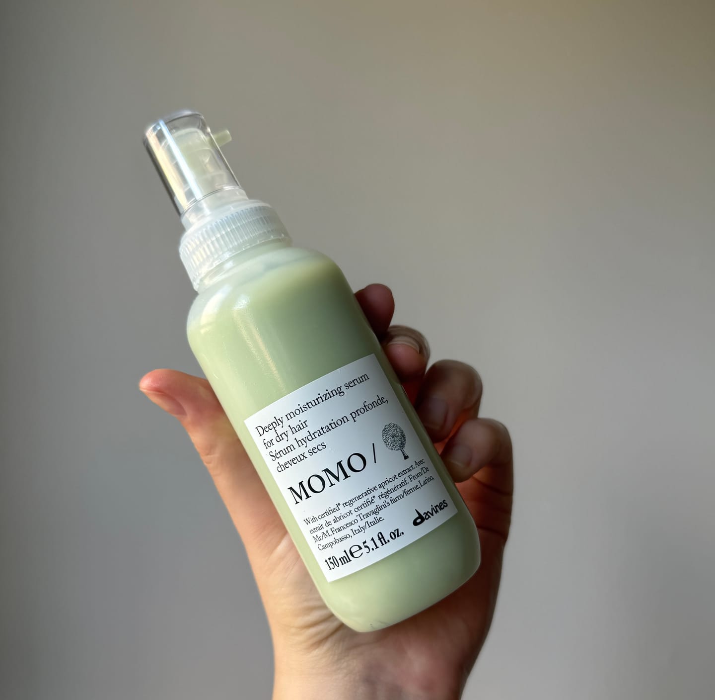 Customer photo review of MOMO Serum