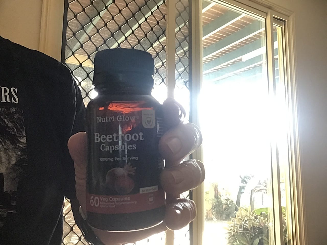 Customer photo review of Nutri Glow Organic Beetroot 60 Capsules