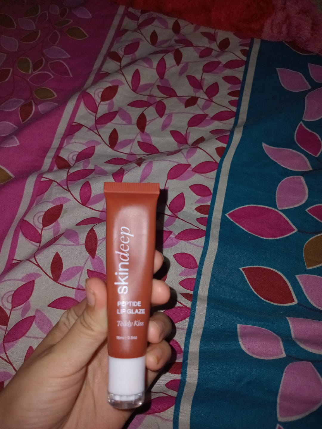 Customer photo review of » Peptide Lip Glaze (100% off)