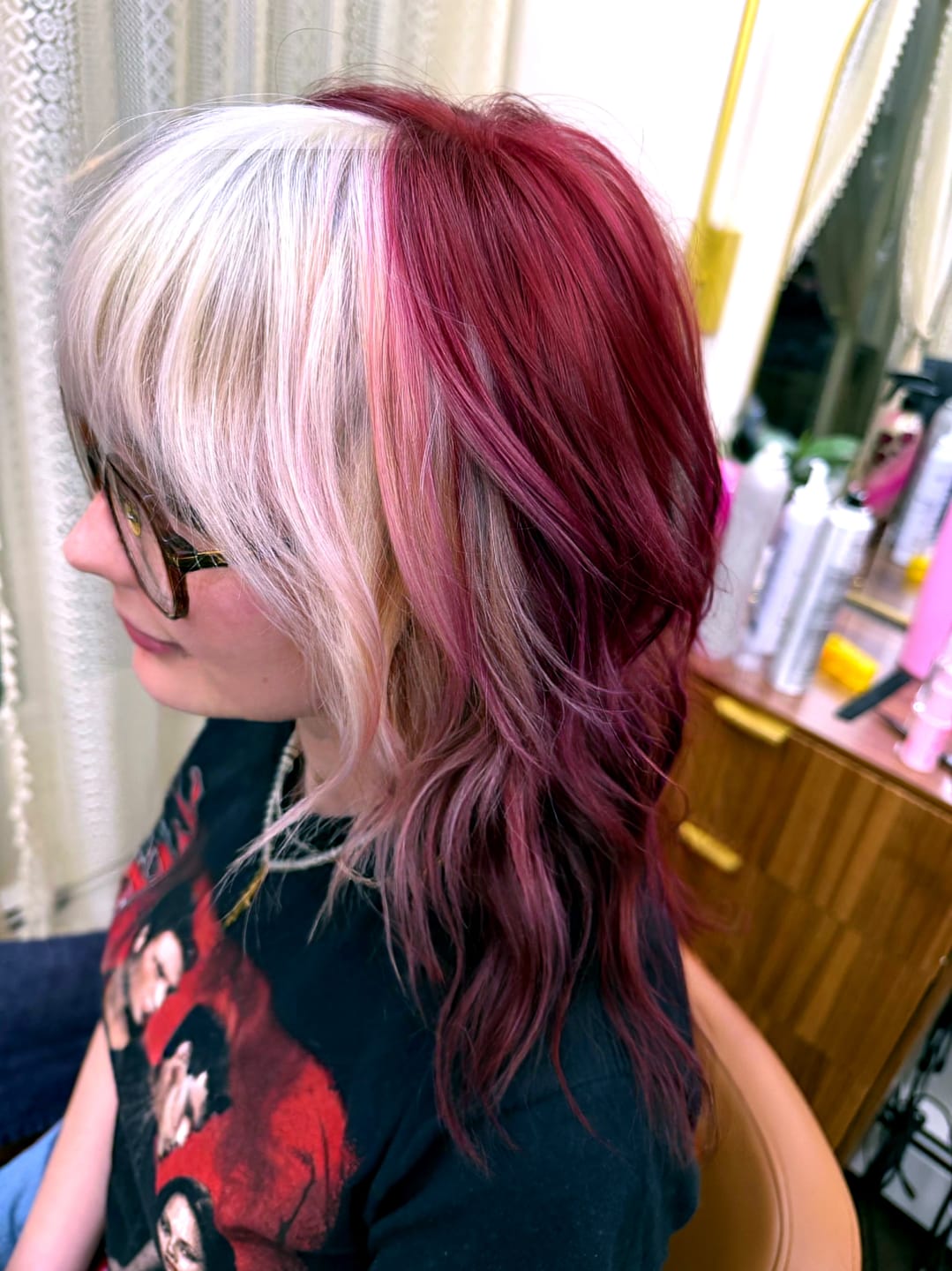 Customer photo review of Charcolite™ Cool Toning Anti-Brass Conditioner with Restorative BondPlex