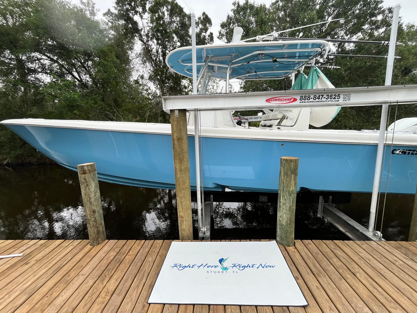 Customer photo review of Custom Indoor/Outdoor Dock Mat