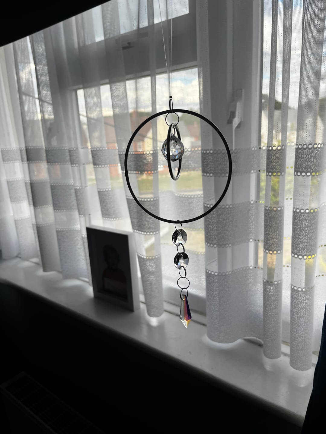 Customer photo review of 5 Simple Beginners Suncatcher Tutorials Bundle  – DIY Crystal Designs + Materials Guide
