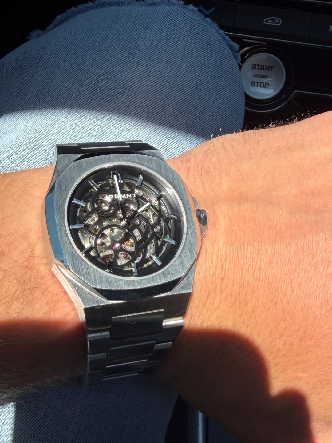 Customer photo review of Duo-Skeleton Automatic - Silver RG608