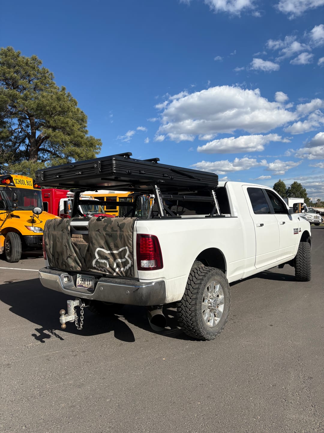 Customer photo review of OPENROAD Adjustable Bed Rack for Trucks