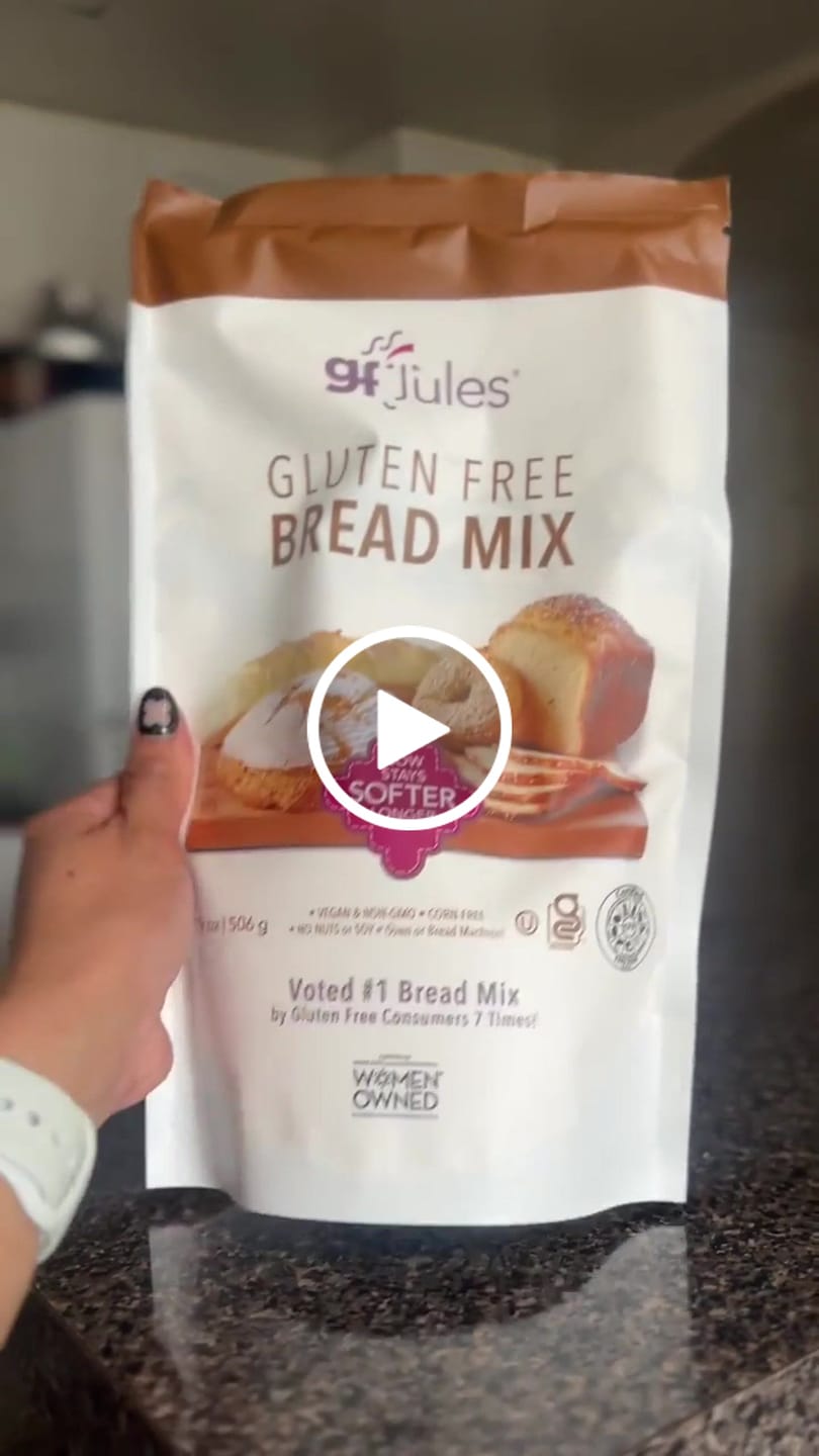 Customer video review of gfJules Gluten Free Bread Mix
