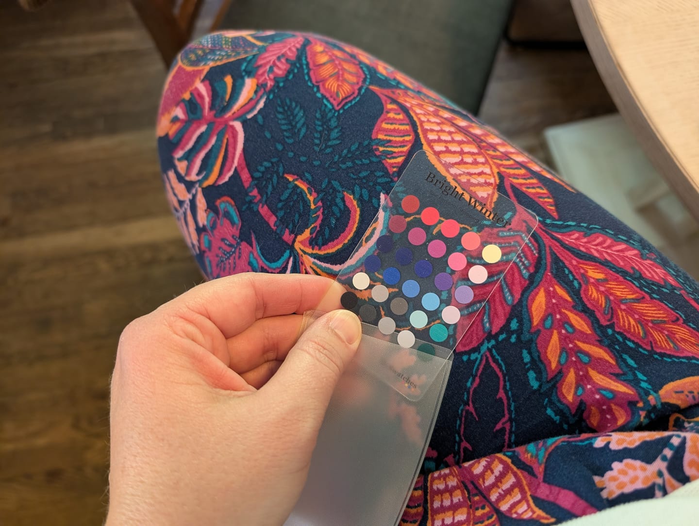 Customer photo review of Personal Swatch Card