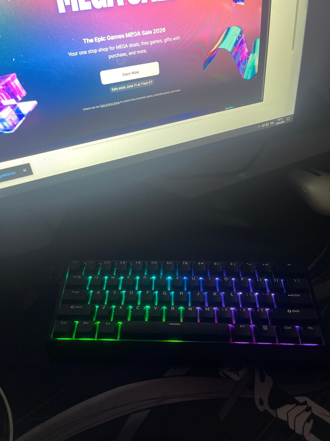 Customer photo review of FGG Madlions MAD60/68 Klavye (Manyetik Switch / HE)
