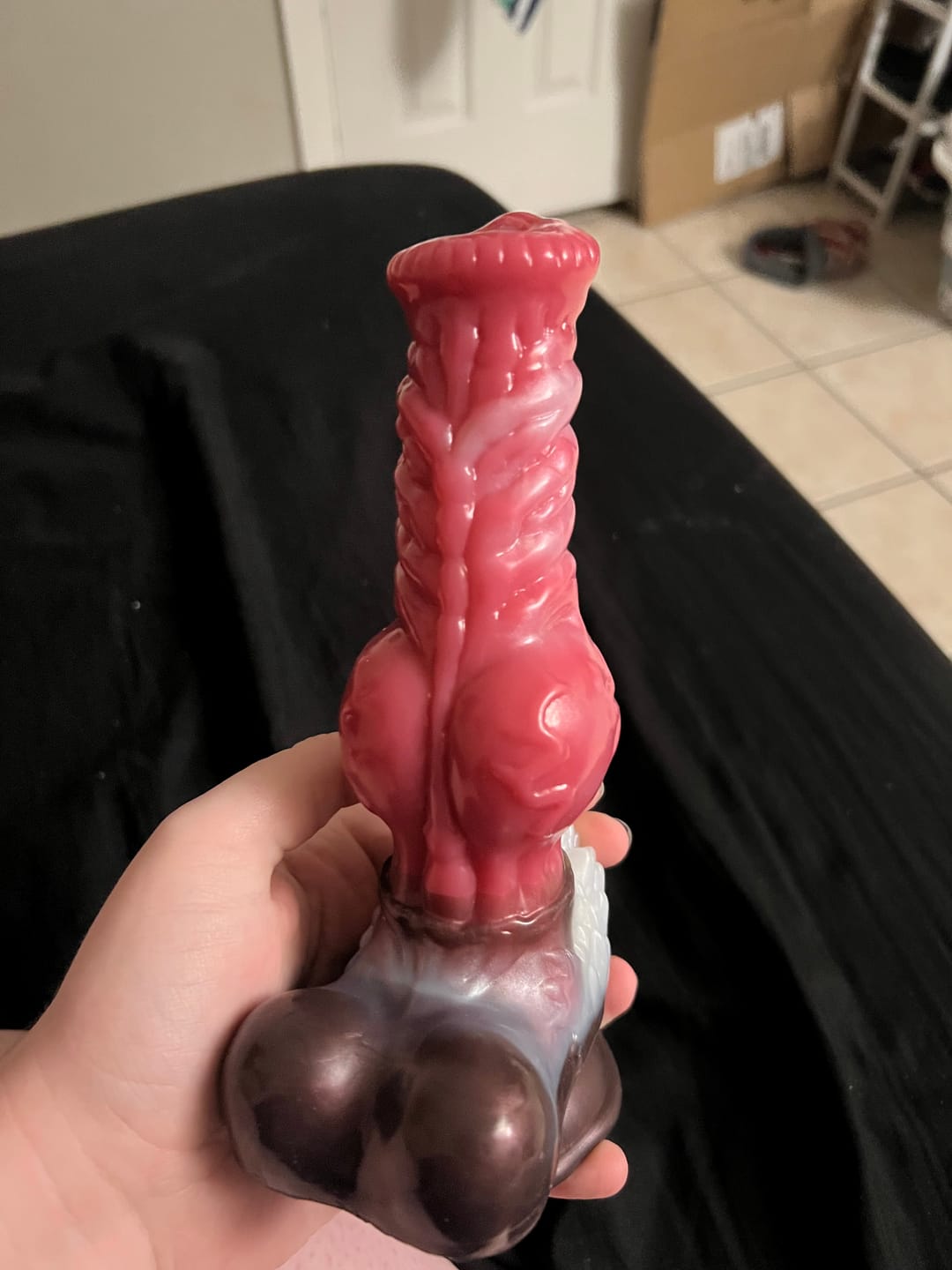 Customer photo review of Cujo Canine Silicone Dildo
