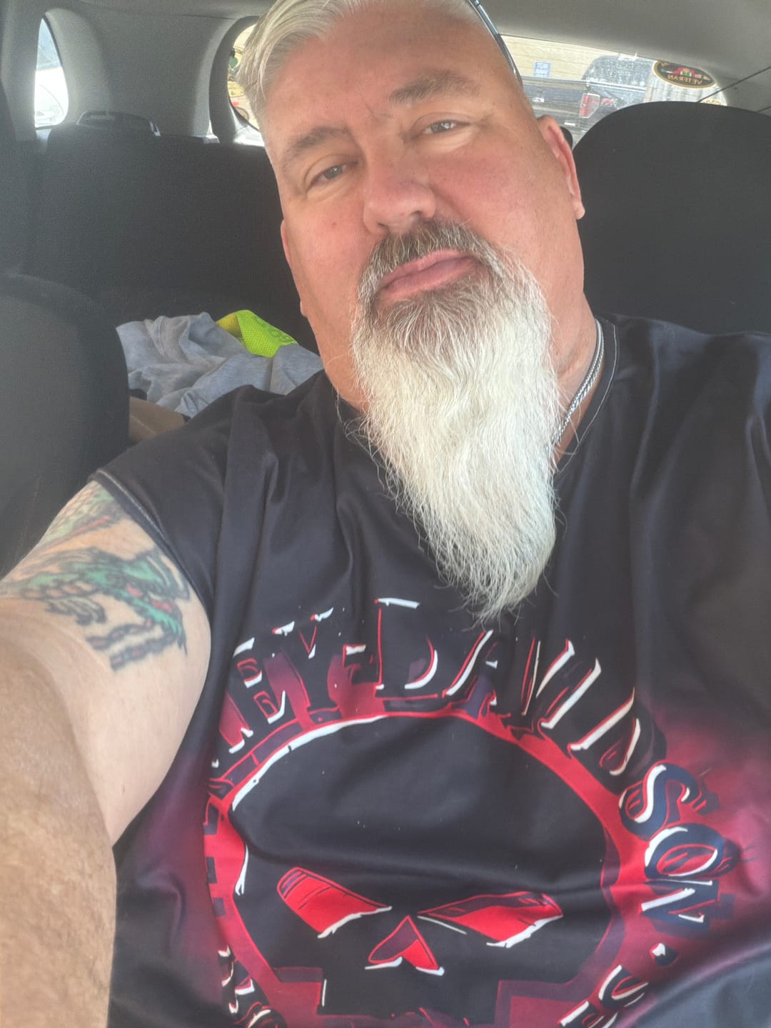 Customer photo review of Harley-Davidson Men's Plus Size Printed Sleeveless T-Shirt