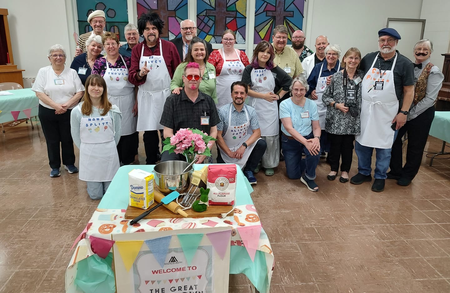 Customer photo review of Bake Off Themed Murder Mystery Game Kit