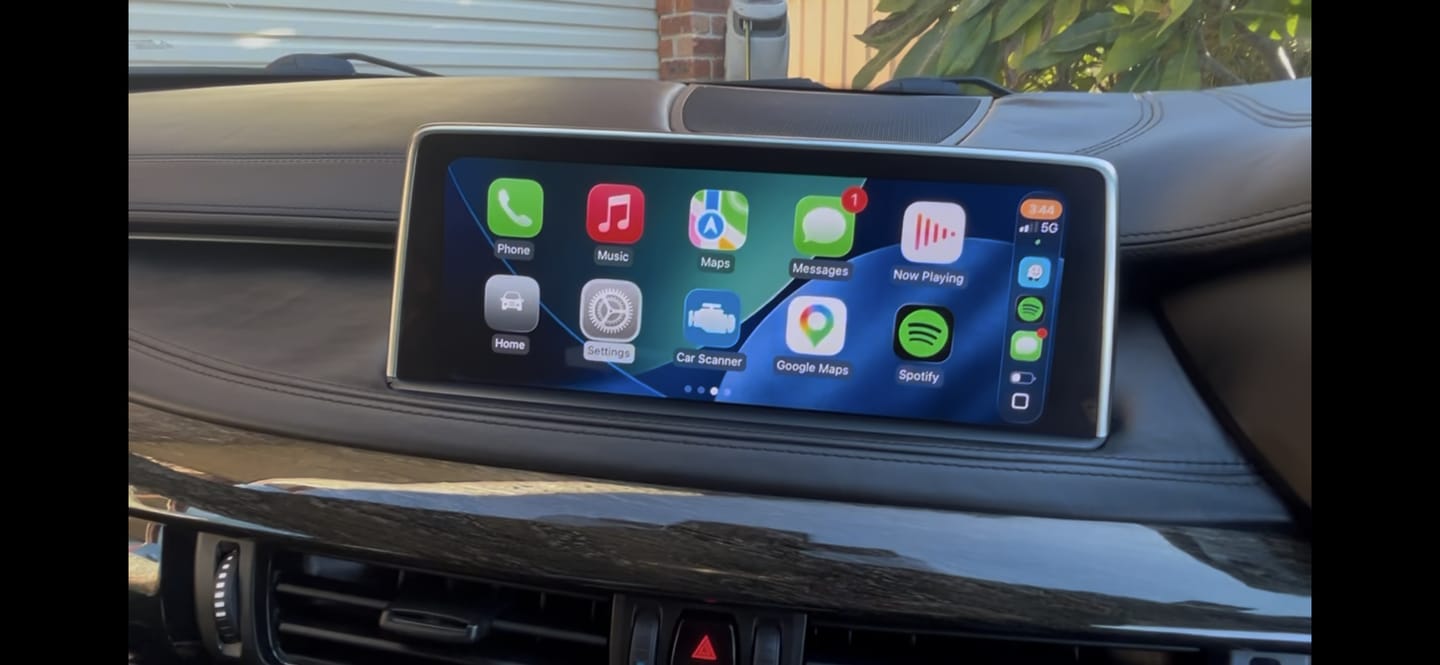 Customer photo review of BMW Wireless Carplay/Android Auto/Airplay MMI Retrofit