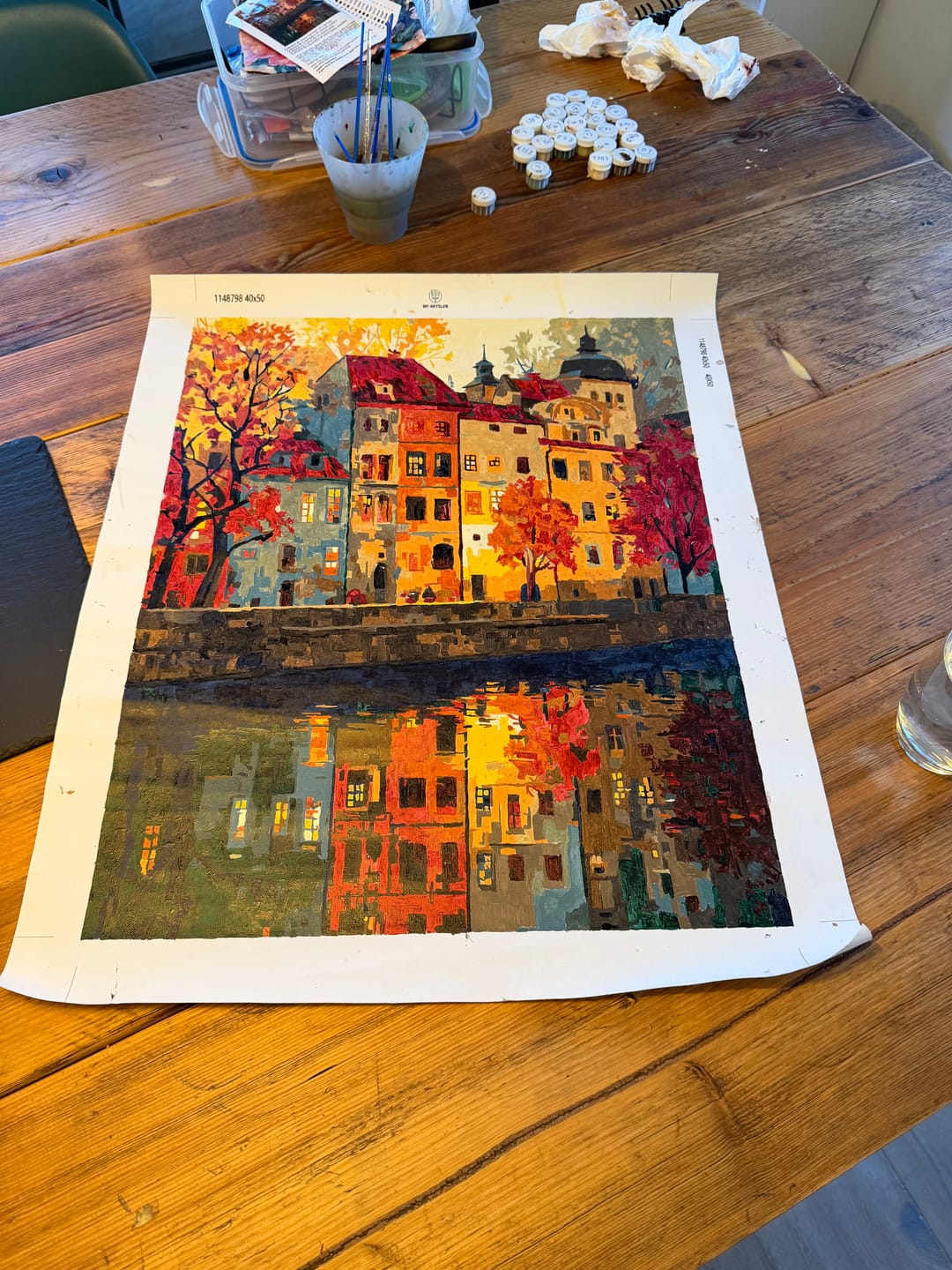 Customer photo review of Prague | Paint by Number