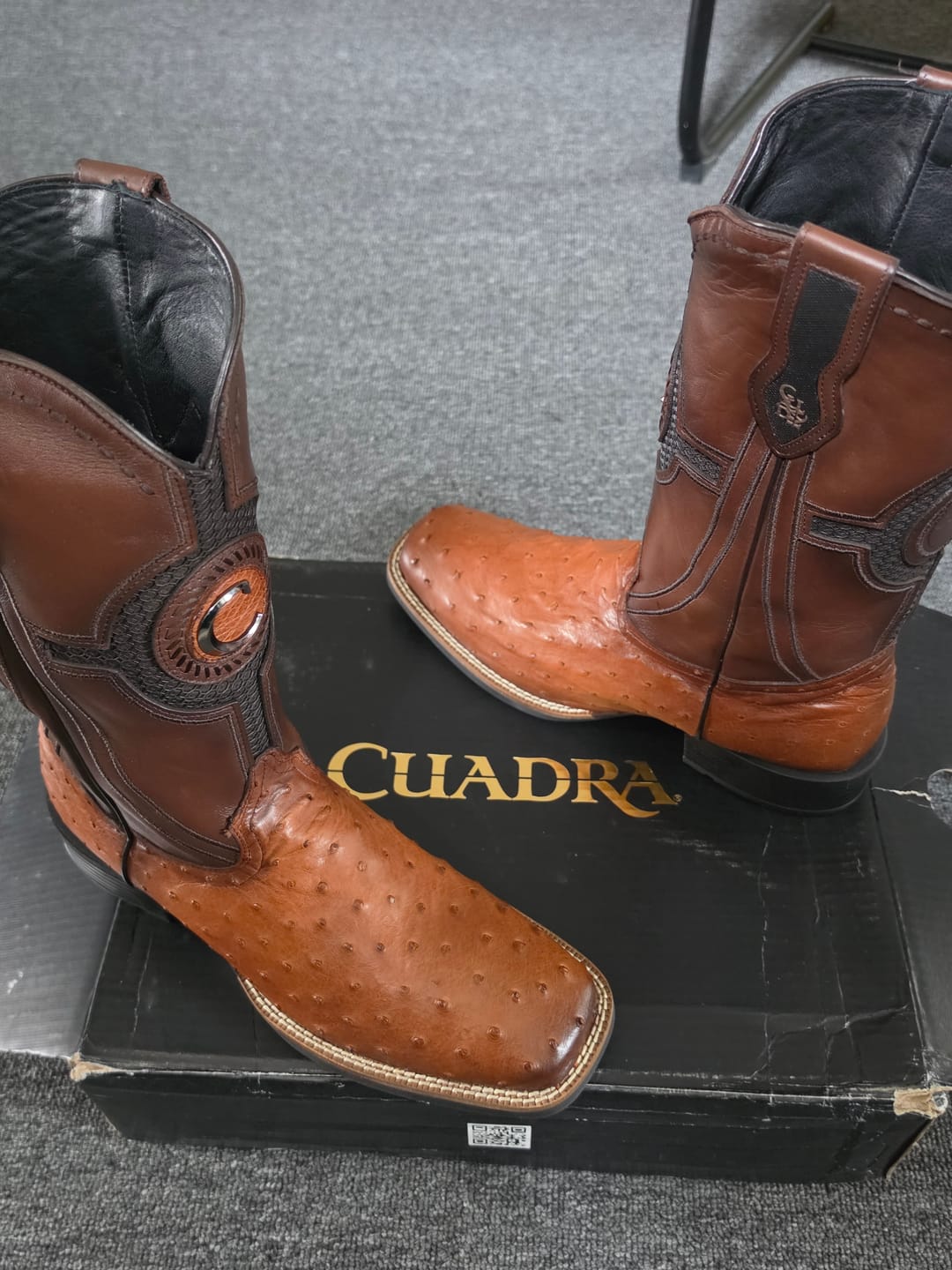 Customer photo review of Botas Cuadra Pearl Grain Brandy FlexRider 3Z2SA1 cj 973