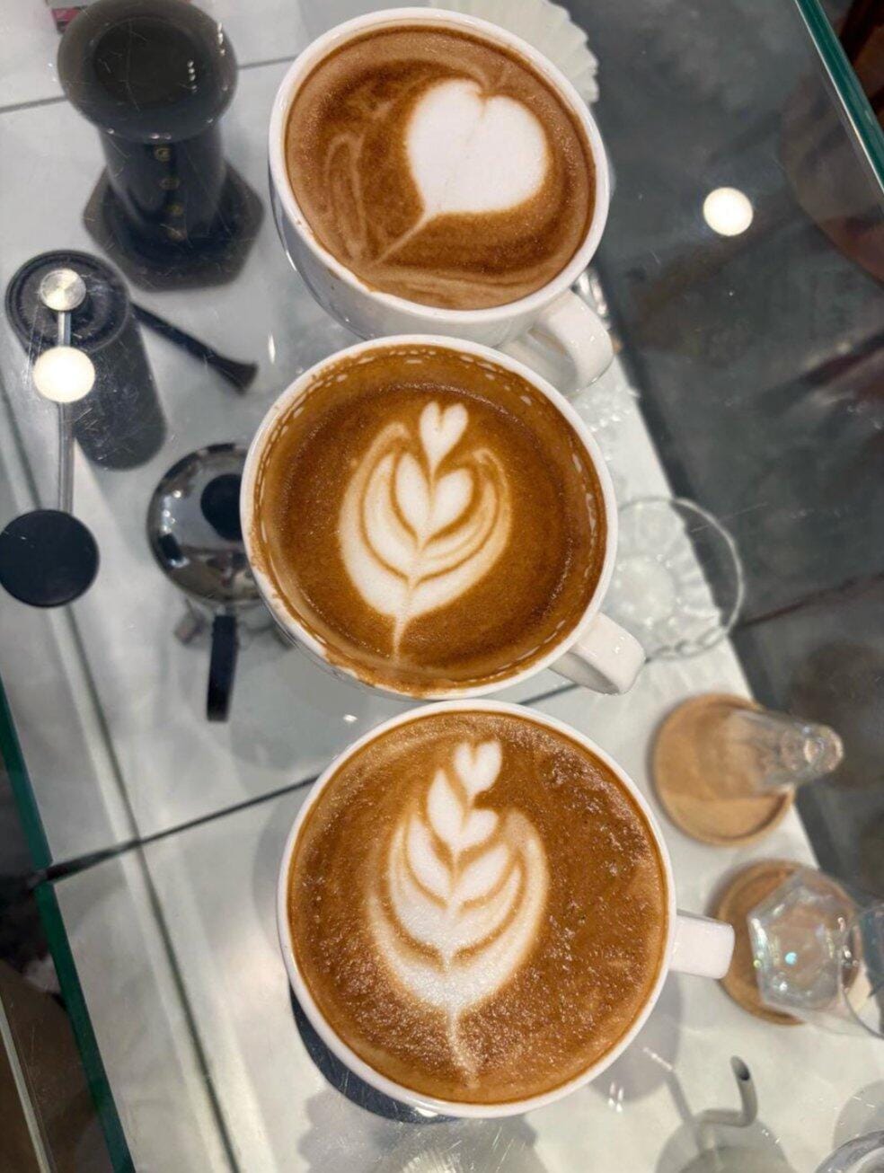 Customer photo review of Latte Art Hobby Class