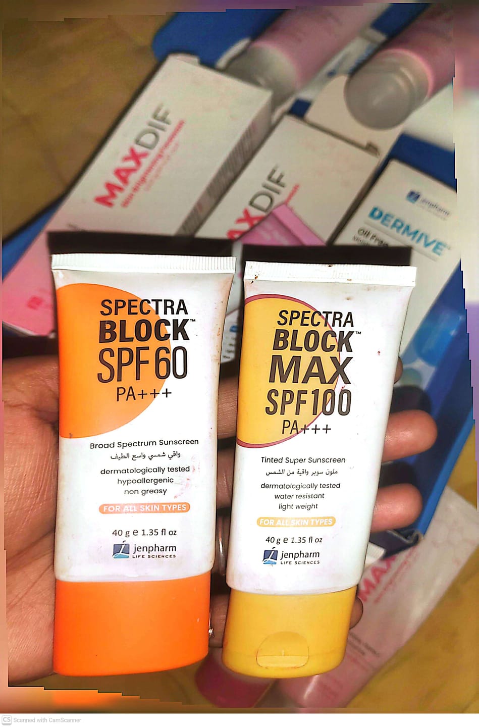Customer photo review of Spectra Block Max 100