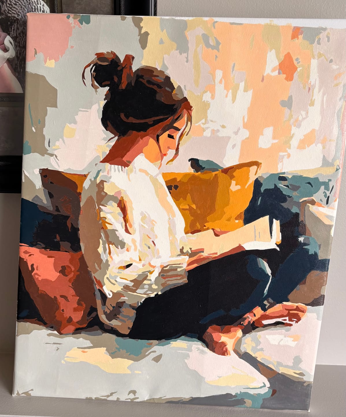 Customer photo review of Sunday time | Paint by Number
