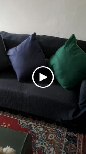 Customer video review of Funda Para Sofá 3 Cuerpos Ajustable Resistente Gris Liso
